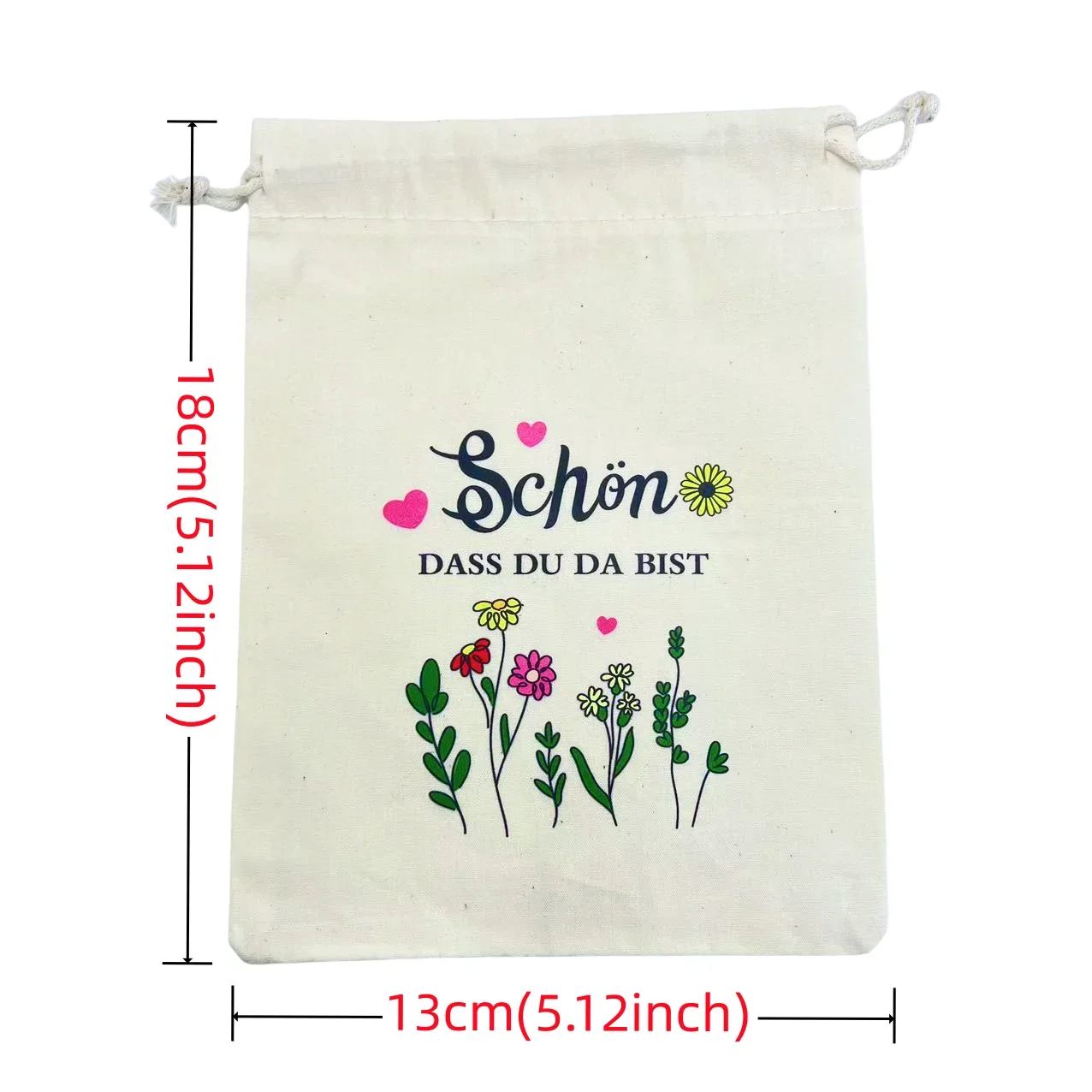 حقيبة هدايا VIKAMA 10 قطع ألمانية "Schon DASS DU DA BIST"، حقيبة تخزين للديكور الاحتفالي، الحفلات والمناسبات الخارجية، حقيبة للحلوة #6