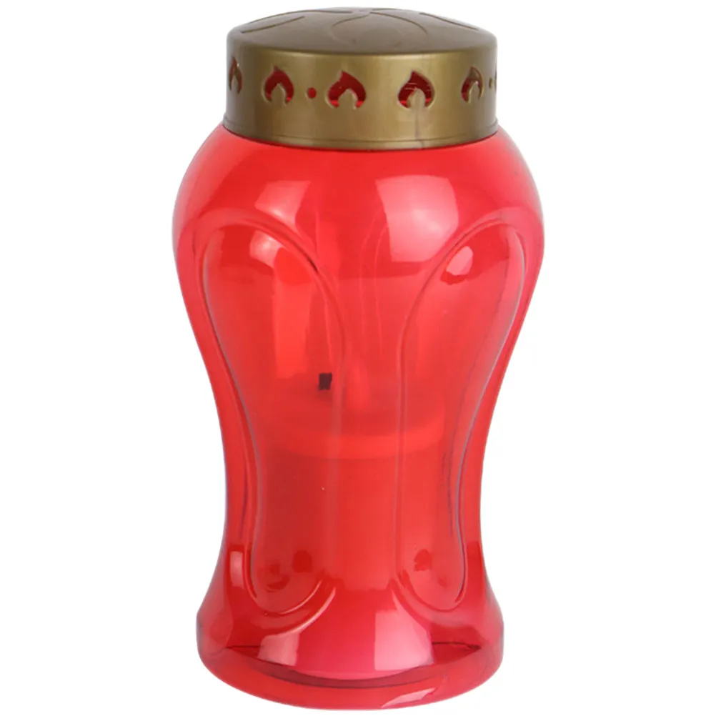 LED Electronic Flameless Battery Operated Lamp Cemetery Church Decoration Reusable Warm Light No