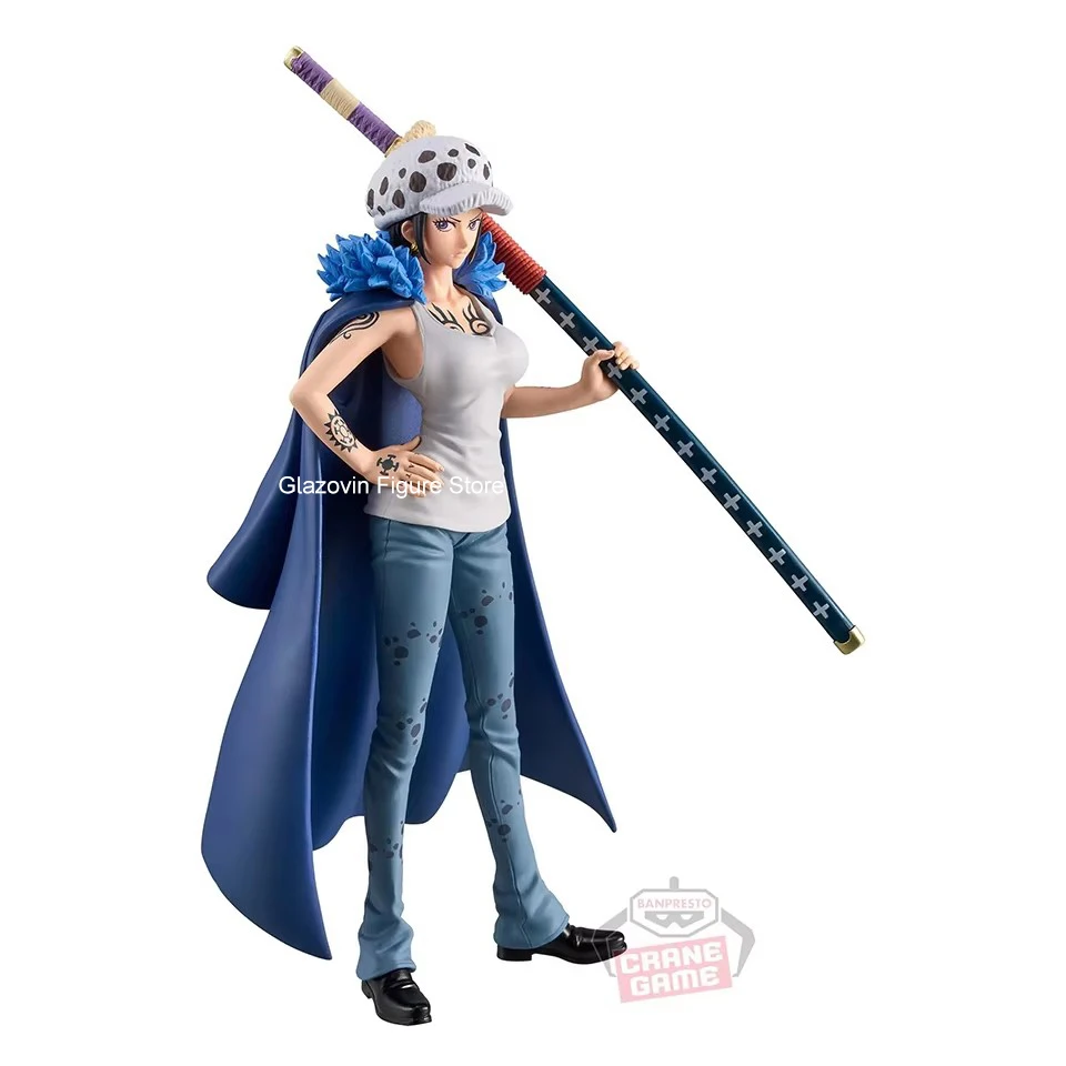 Original Genuine Banpresto One Piece 18cm Trafalgar Law Action Figures PVC Model Collection Ornament Toys Gifts Wholesale 2024