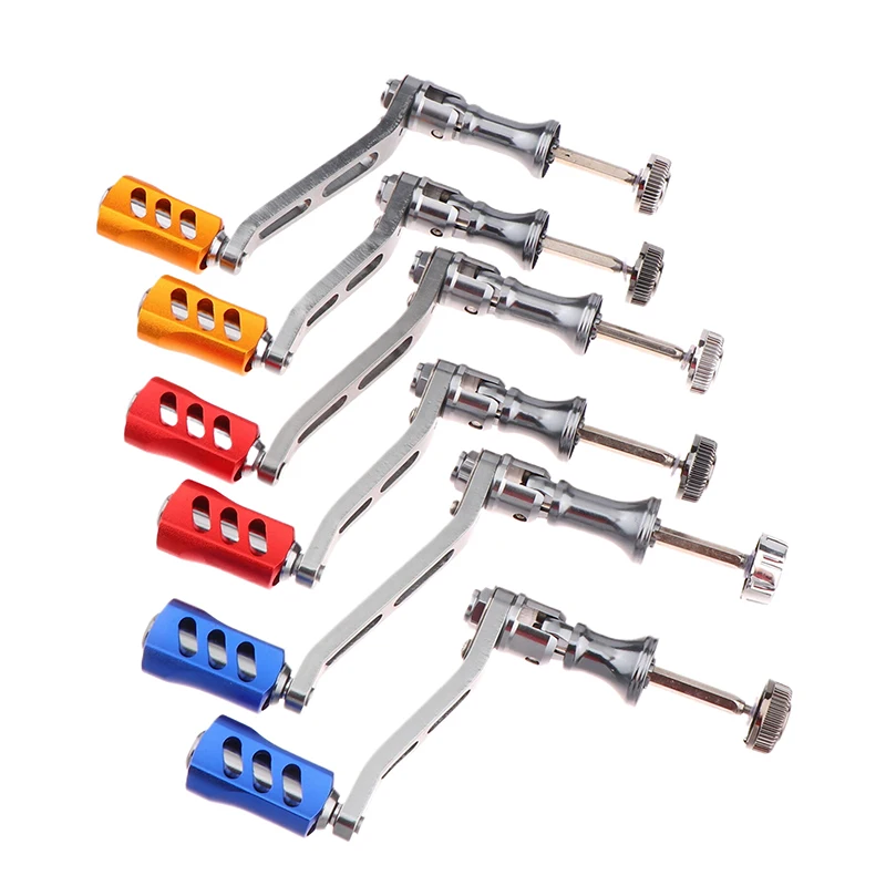 Fishing Reel Handle Grip Replacement Part Lightweight High Strength Aluminum Alloy Spinning Fishing Reel Metal Rocker