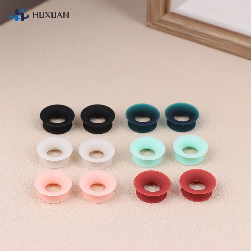 12Pcs Silicone Ring Earplugs Noise Reduction 5 dB Mute Adjustable Earphone Accessories