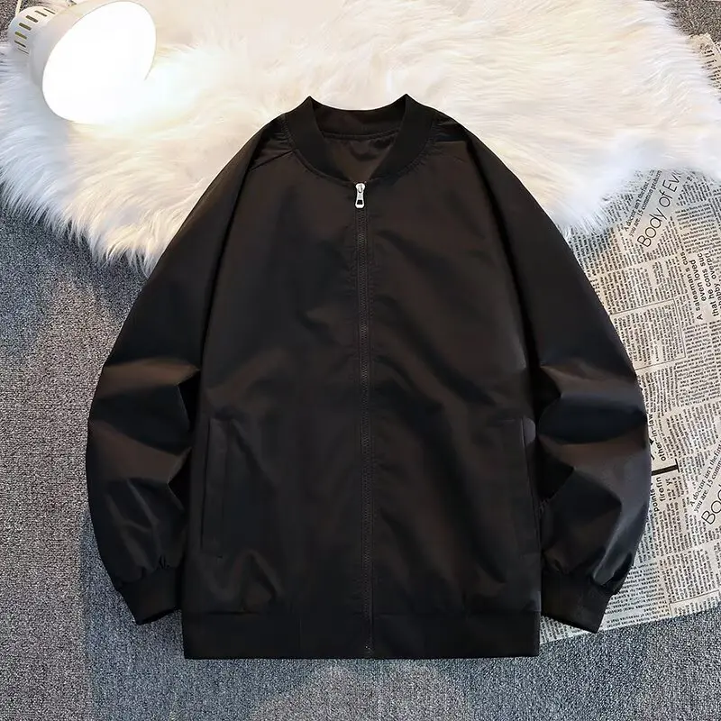 

Slim Fit Vintage American Sle Casual Jaet Thin Lapel Loose Sle Spring Autumn Faionable Harajuku Loose Fit Coat