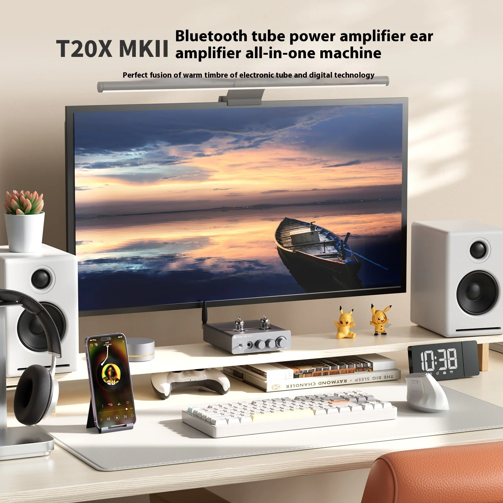 Fosi Audio T20X MKII Bluetooth ламповый усилитель TPA3221 QCC3031 Bluetooth чип усилитель для наушников для домашнего кинотеатра динамик