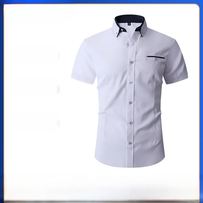 

Men's ort Sve Cotton Polyester irt Casual Sle Wear Resistant Comfortable Fit Chinese Brandl Label Spring Faion