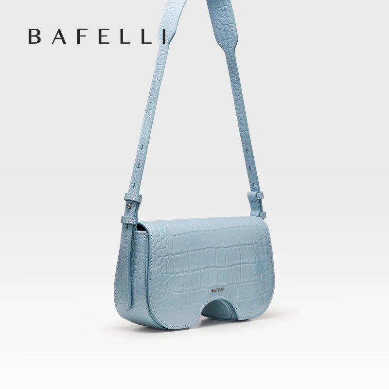 BAFELLI SUMMER NEW FASHION WOMEN'S HANDBAG CROCODILDE LEATHER TRENDING STYLISH SHOULDER BAGS LUXURY BRAND FEMALE PURSE