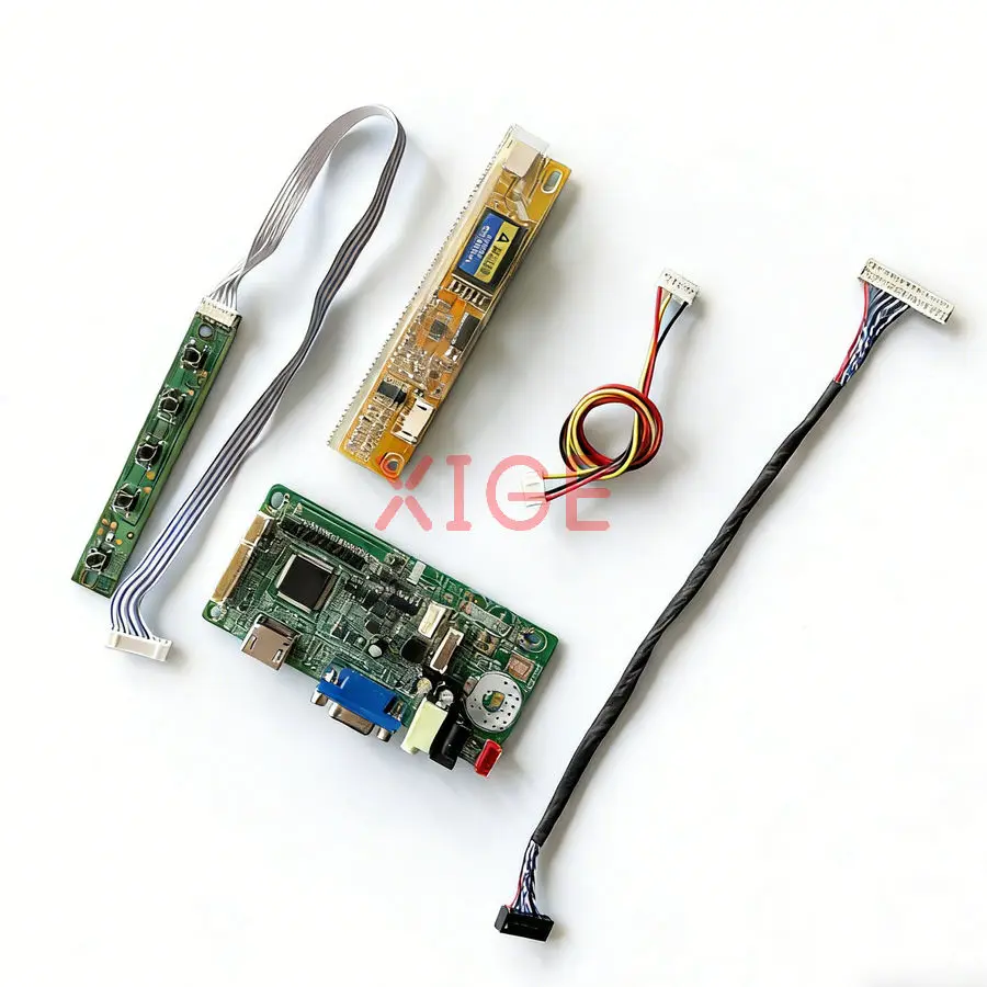 

Для LTN154AT01 LTN154AT09 LTN154AT07 LTN154AT10 Комплект платы контроллера привода дисплея VGA + HDMI 30-контактный LVDS 1-CCFL 1280x800 1280*800