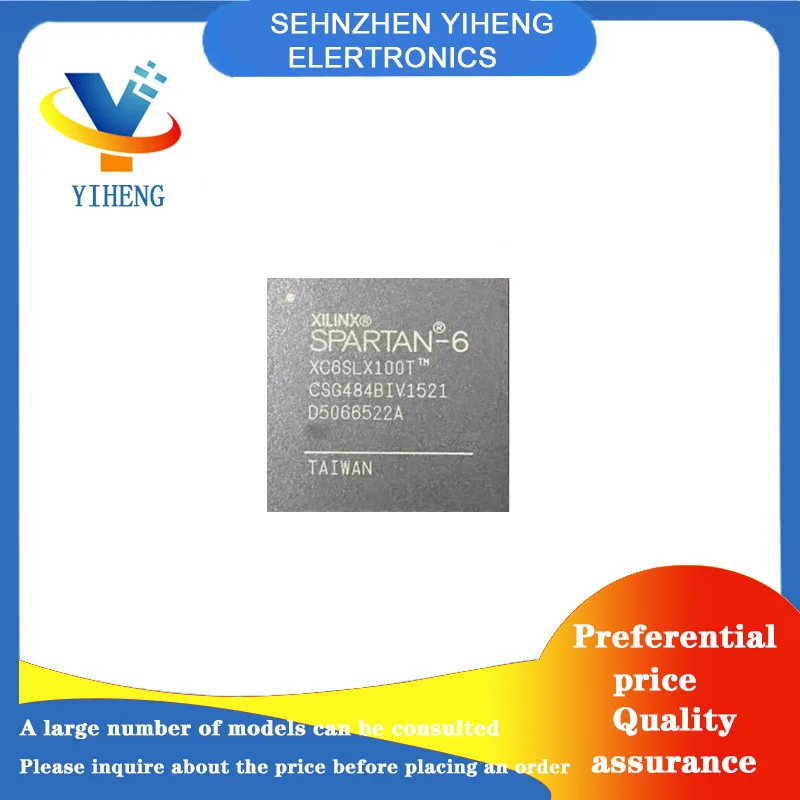 

XC6SLX100T XC6SLX100T-3CSG484I 100% New Original Integrated Circuit Electronic Components Direct payment