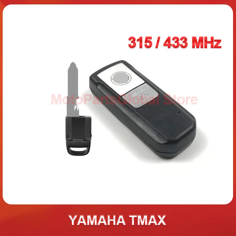 Motorcycle blank Key For YAMAHA TMAX530 TMAX560 T-MAX 530/560 2016-2021 ID49 433MHz