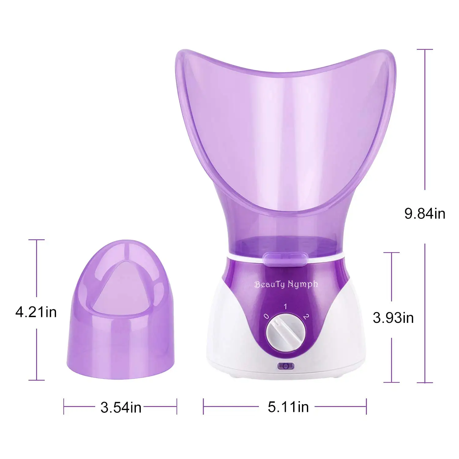 Vaporizzatore per il viso, Beauty Ninfa Spa Home Vaporizzatore per il viso Sauna Pori ed estratto di punti neri, Ringiovanisci la cura della pelle del viso Pulizia profonda SPA