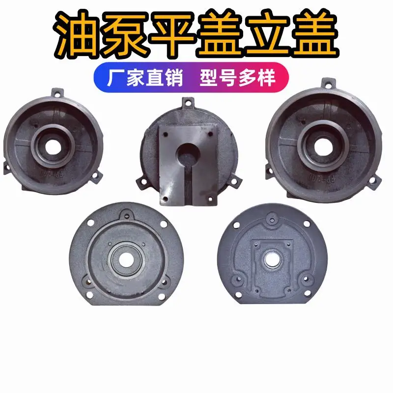 

Motor Vertical Inner Shaft Flange Front and Rear Cover Oil Pump End Cover Plug-in Gear Pump Vertical Cover