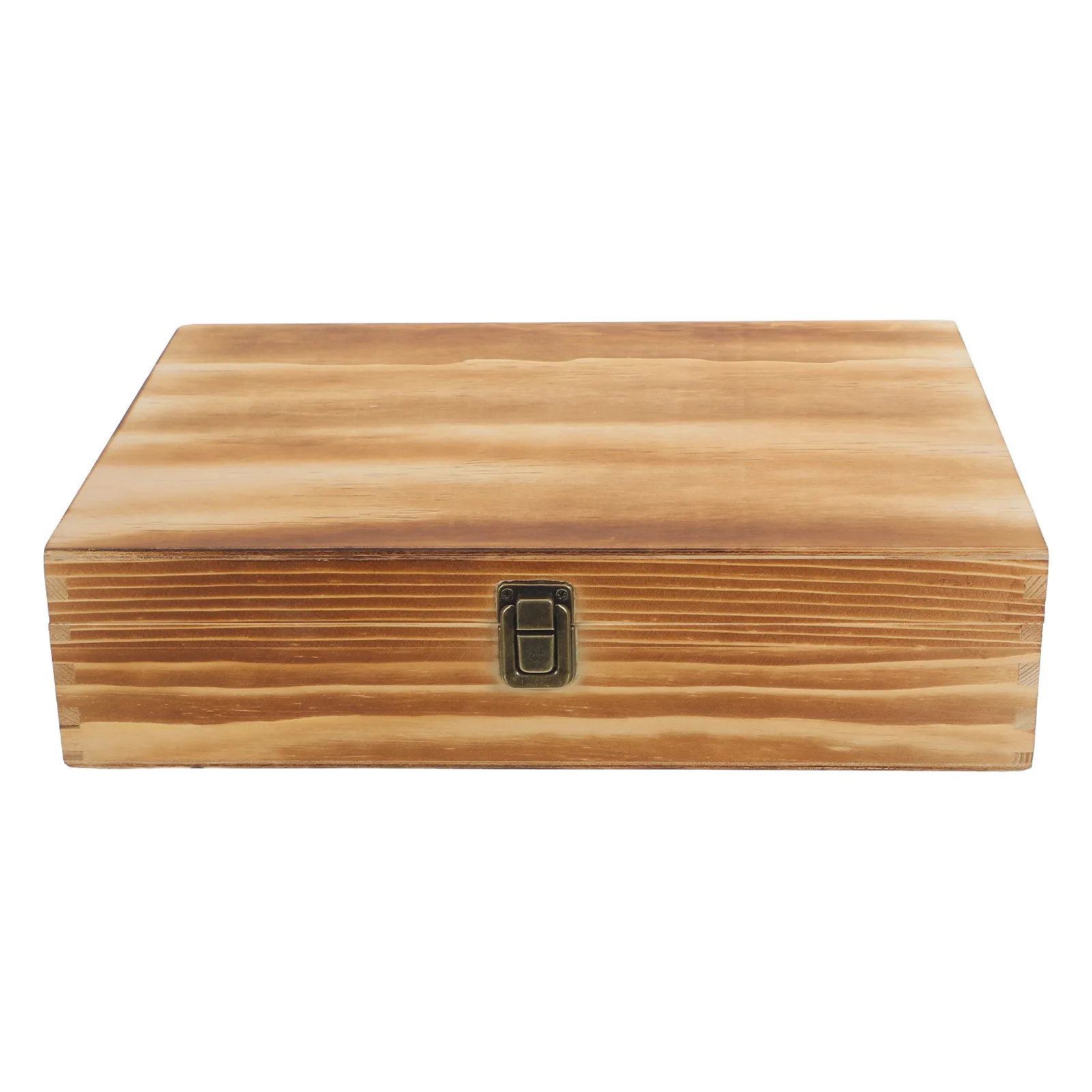 Wooden Cassette Tape Storage Box 36 Capacity Pine Wood Cassette Organizer Display Case Protective Storage Shelf Holder