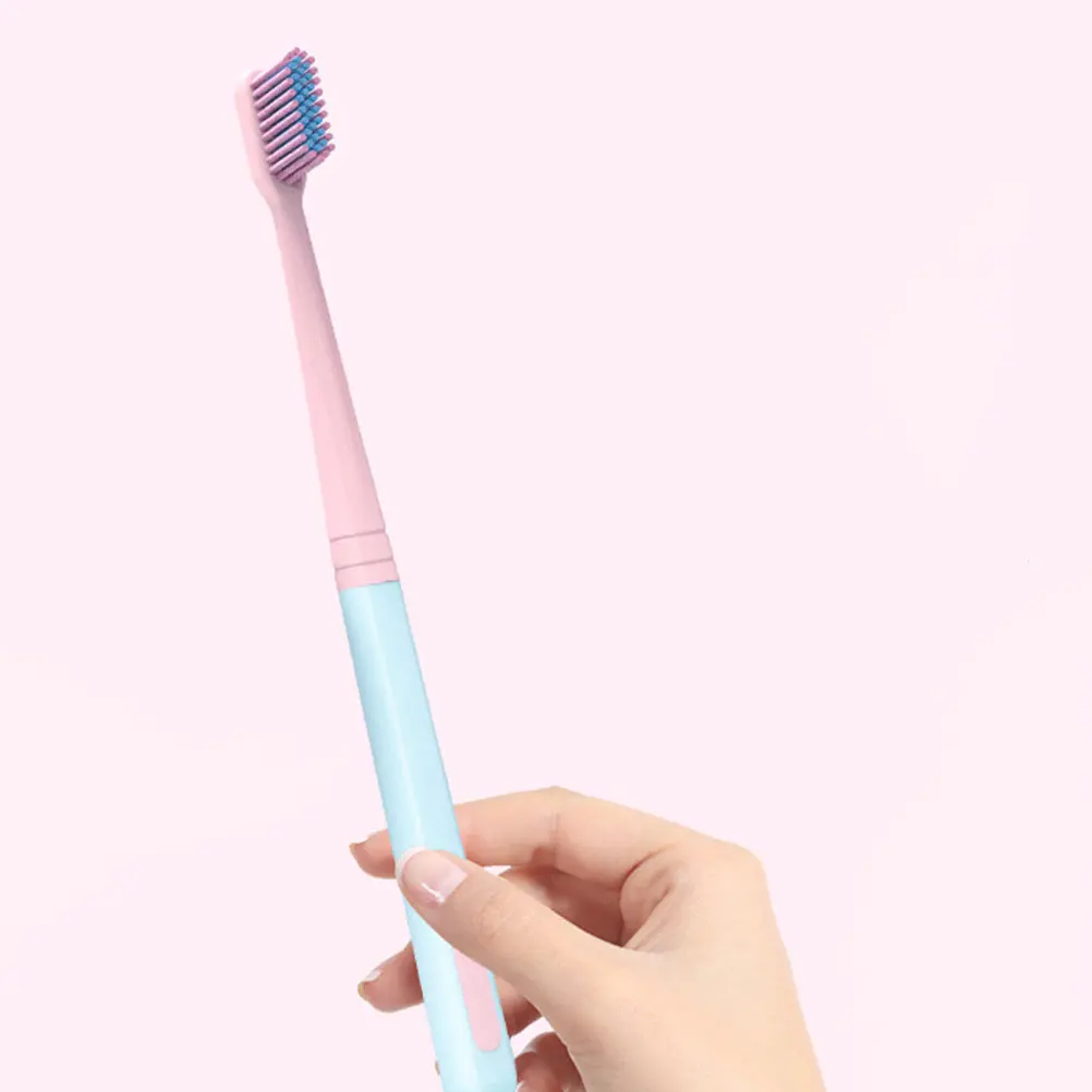 

8 Pcs Ice Cream Toothbrush Plastic Soft Bristles For Adults Travel Kids Sensitive Gums Small Head Oral Hygiene Daily Use