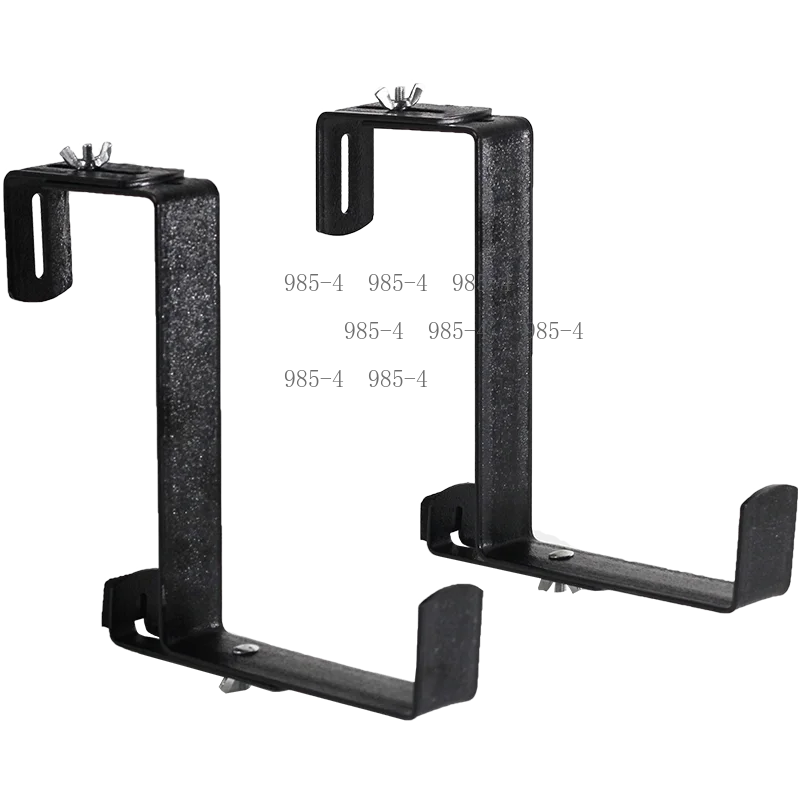 Adjustable Hanging Hook Window Sill Outdoor Ironwork Stand Balcony Railing Desktop Flower Pot Hanger Hanging Flower Stand