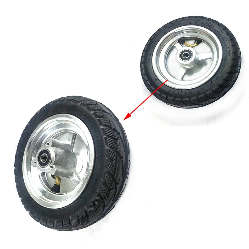 8 inch Inner Outer Tire With wheel hub 8x2.00-5 Wheel for Electric Scooter Baby Trolley Motorcycle Kugoo S1 S2 S3 C3 Mini Bike