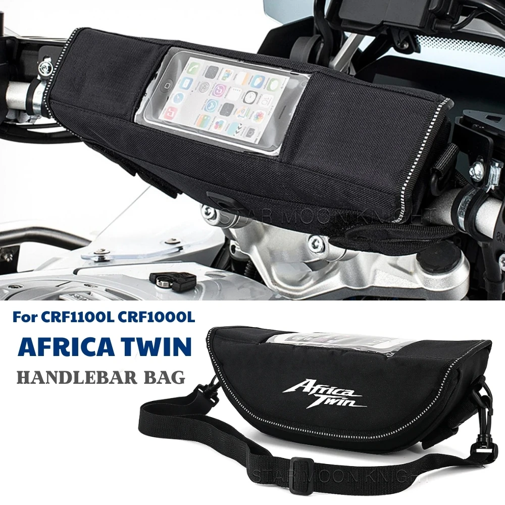 

For Honda Africa Twin CRF 1100 L 1000L CRF1100 1000 L Adventure Sports Motorcycle Tools Bag Waterproof Travel Handlebar Bag