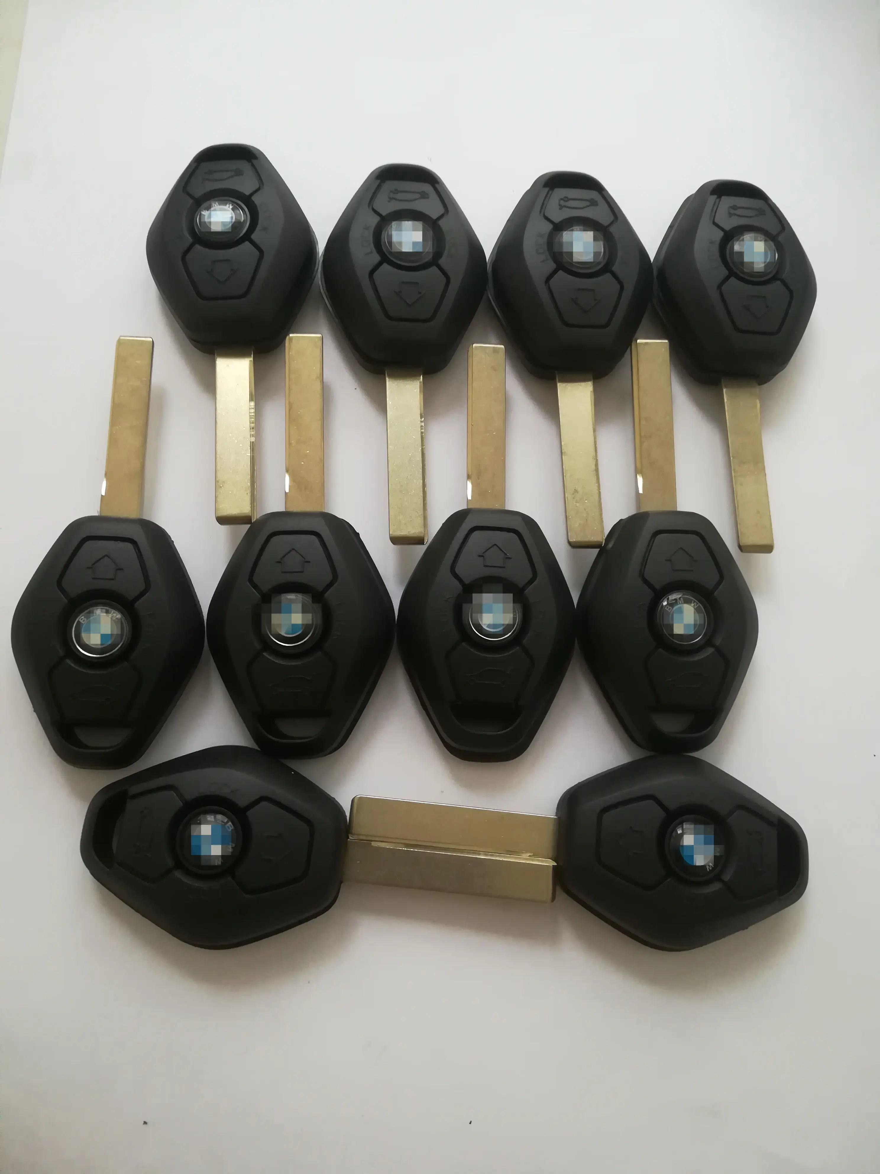 10pcs Remote Key Case for 2001 2002 2003 2004 2005 BMW M3 Z4 330Ci 330i 330xi LX8FZV