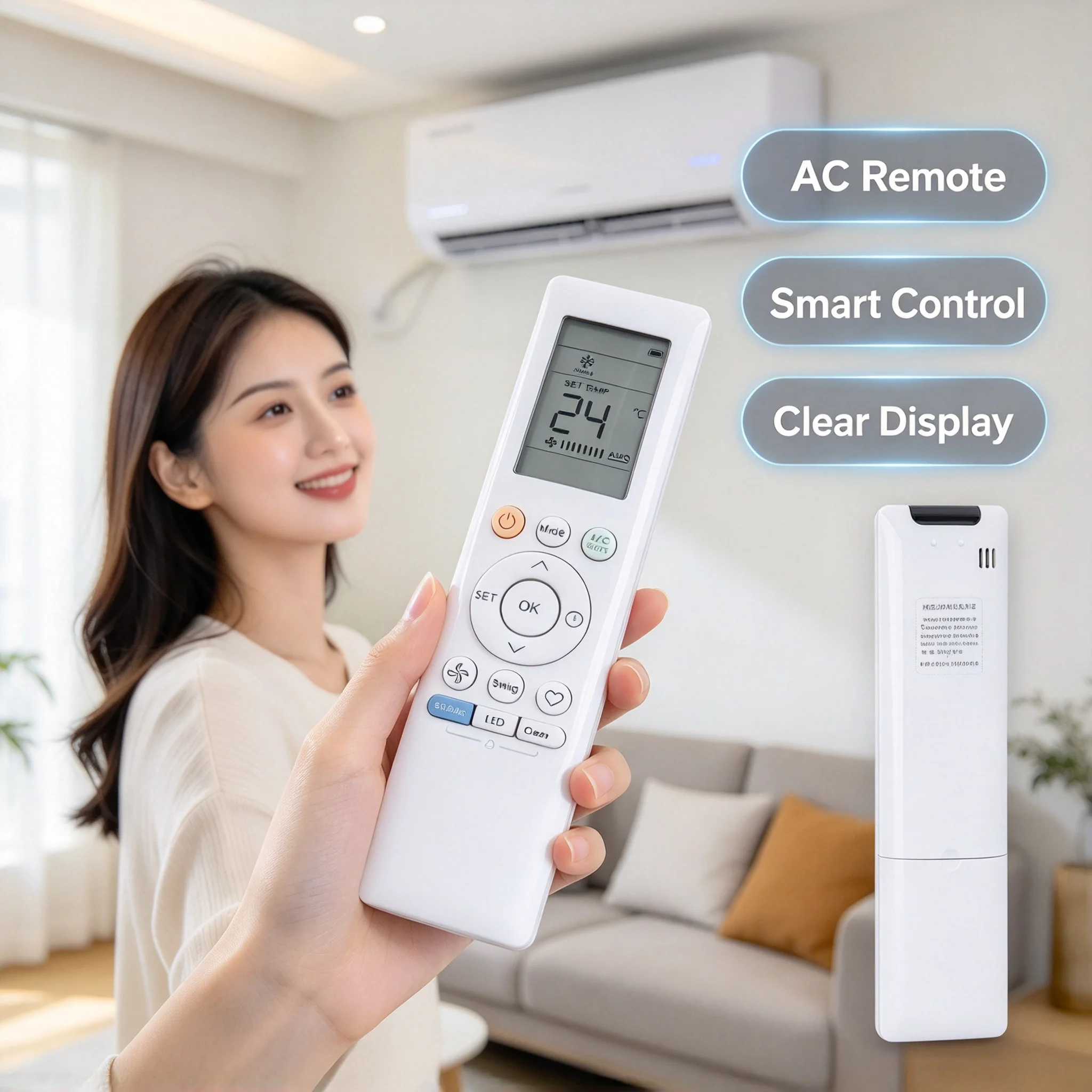 Remote Control RG10G2(D2)/BGEFU1 RG10A16(B2S)/BGEF RG57B(B)/BGE RG70A2/BGEF For Keystone Midea Oneair Danby AIR Conditioner