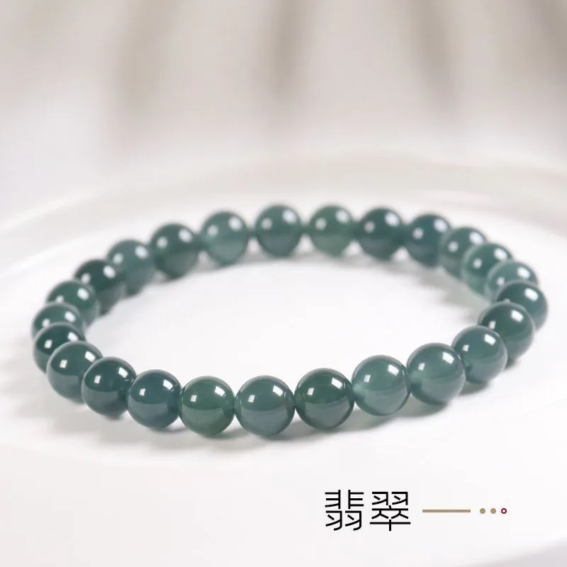 

Natural Myanmar Jadeite Jade Bracelet Men Women Fine Jewelry Genuine High Ice Grade A Burma Blue Water Jade Bracelets Bangles