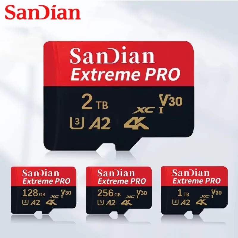 Original SD Card 1TB 2TB High Speed Memory Card Class 10 Large Capacity Storage Device Sd Memory Card For PC/Desktops/Mac/Camera