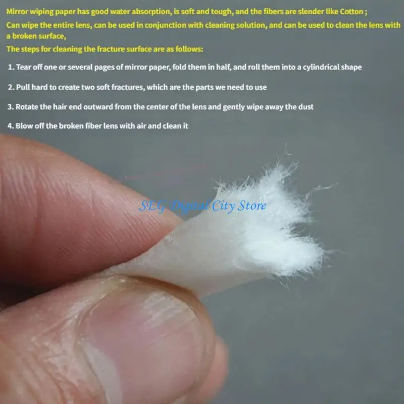 

U75B 5Pcs Quick Drying Disposable Cleaning Wipes For Camera Lenses Eyeglasses And Lab