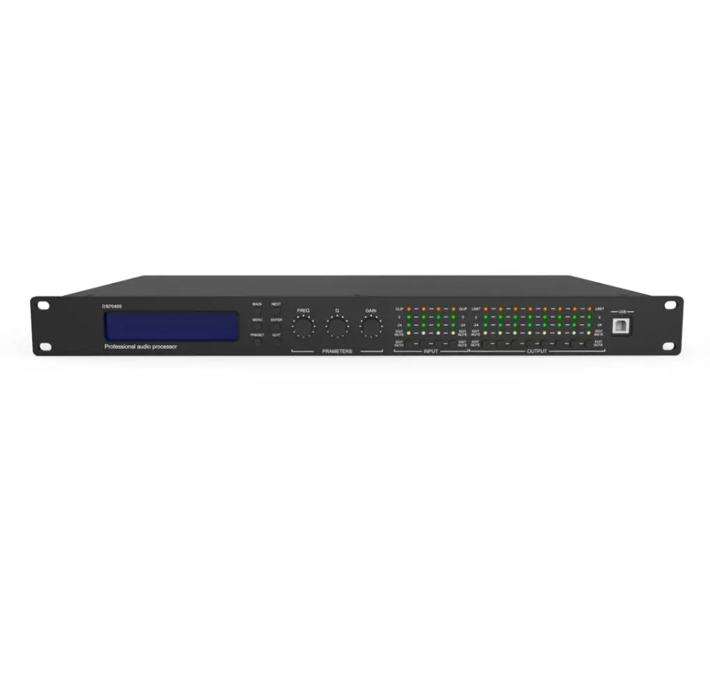 4 in 8 OUT Professional Audio Sound Processor with 4 Channel for Stage, Live Convert PA Public Address System