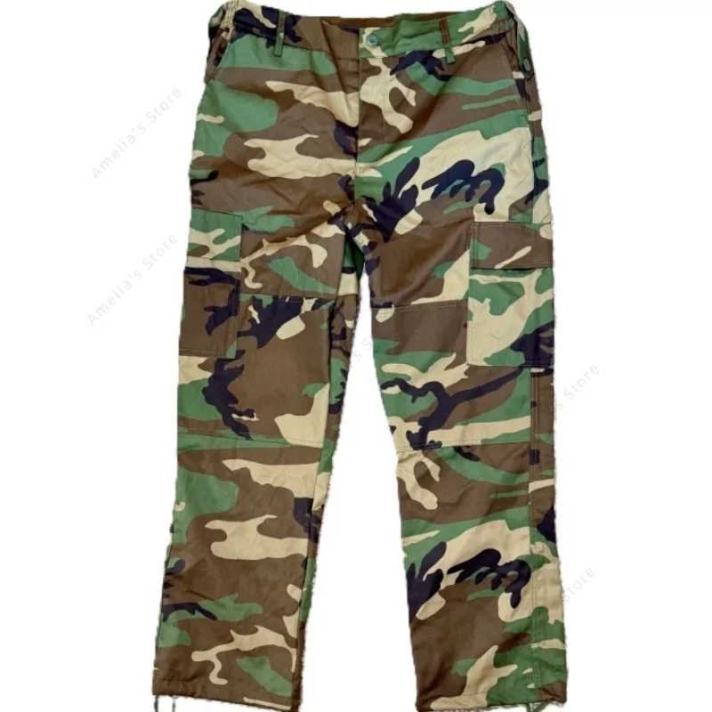 Pantalon Cargo tactique épais pour hommes, pantalon de Camouflage M65, vêtements de travail robustes, bas d'uniforme de Combat militaire Ripstop