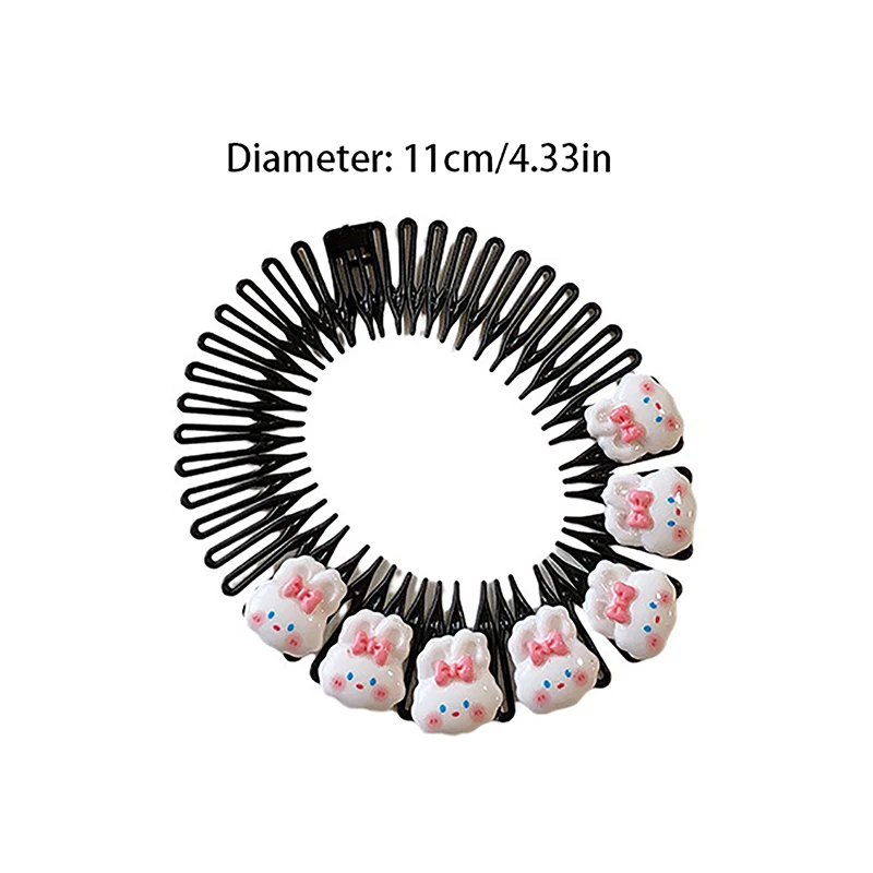 Broken Bangs Hair Artifact Invisible Hairpin Back Head Headband Seamless Hair Comb Insert Lazy Styling Tool Cute Sweet Headdress