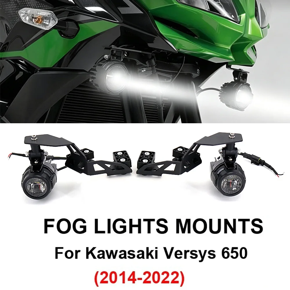 

Compatible with Kawasaki Versys 650 2022 - 2014 Motorcycle Fog light Upgrade Auxiliary Lights Brighter Lamp 40W 6000K Versys650