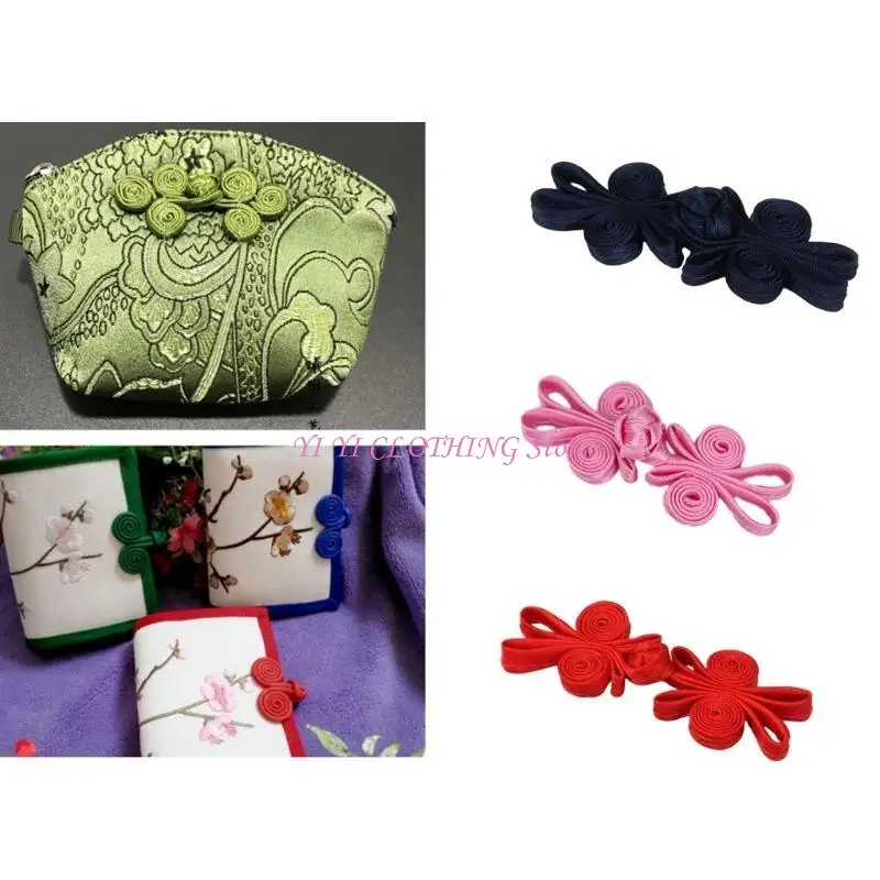 N5KF Chinese Closure Buttons for DIY Enthusiasts Cheongsam Accessories Sew On