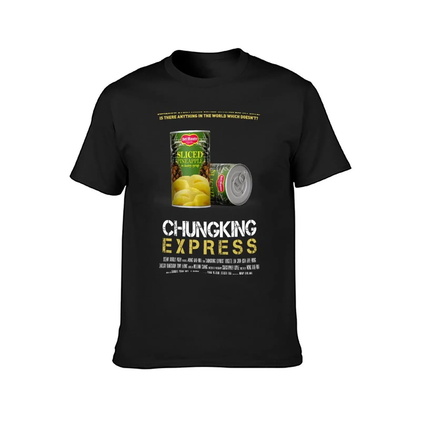 Chungking Express by Wong Kar Wai with Tony Leung, Faye Wong 1994 Alternative movie art quote T-Shirt anime Men's t-shirts