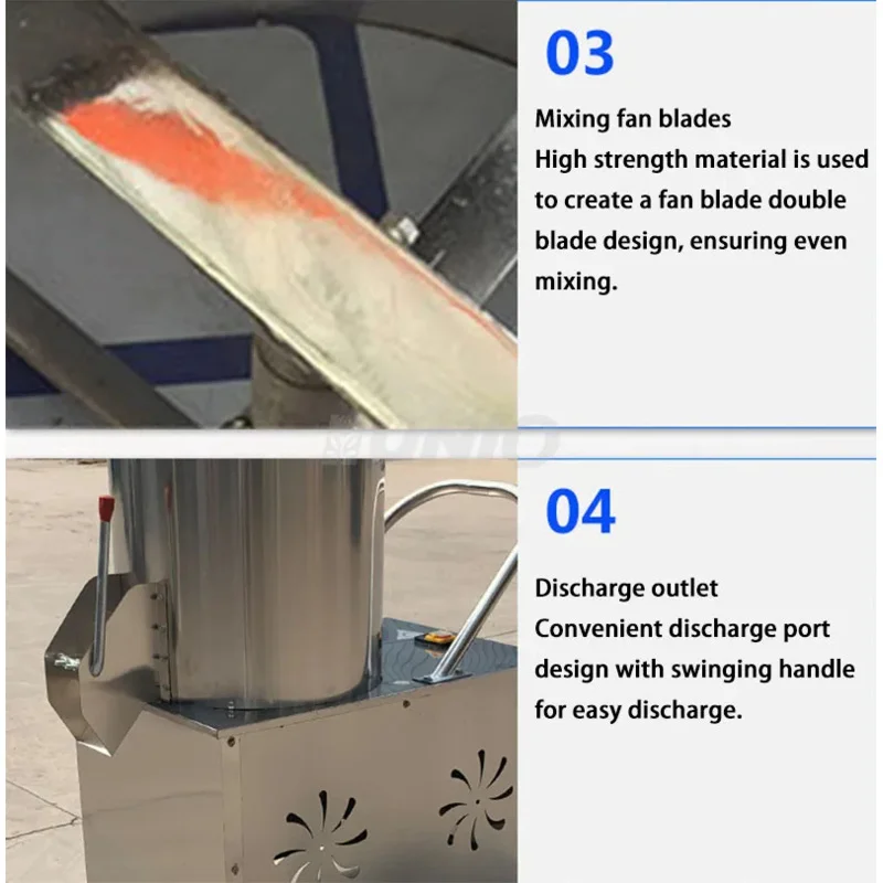 

Industrial 25Kg Vertical Fish Feed Mixer