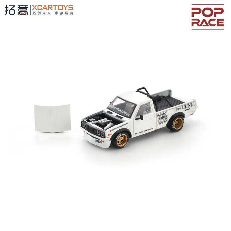 Xcartoys x Pop Race 1:64 PANDEM 620 White/PANDEM S13/Civic Type-R/TOP SECRET GT300 SUPRA Die-Cast Car Models