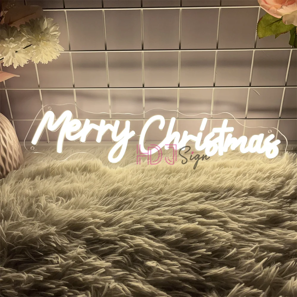 

Merry Christmas Neon Led Sign Party Room Wall Decor Christmas New Year LED Neon Lights USB Bedroom Decoration Signs