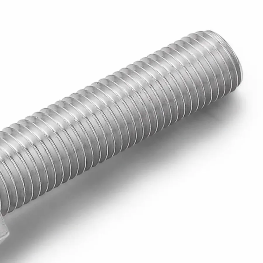 10 szt. Śruby metryczne M81.0 x 20mm z drobnym gwintem, ze stali nierdzewnej 304, w pełni gwintowane, z łbem sześciokątnym, DIN933