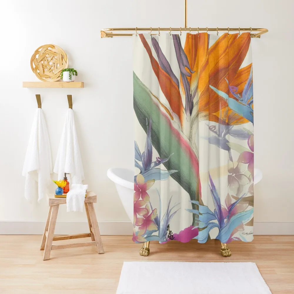 

Fields of Paradise Shower Curtain Shower Bath Bathtub Transparent Bathroom Shower Modern Bathroom Accessories Curtain
