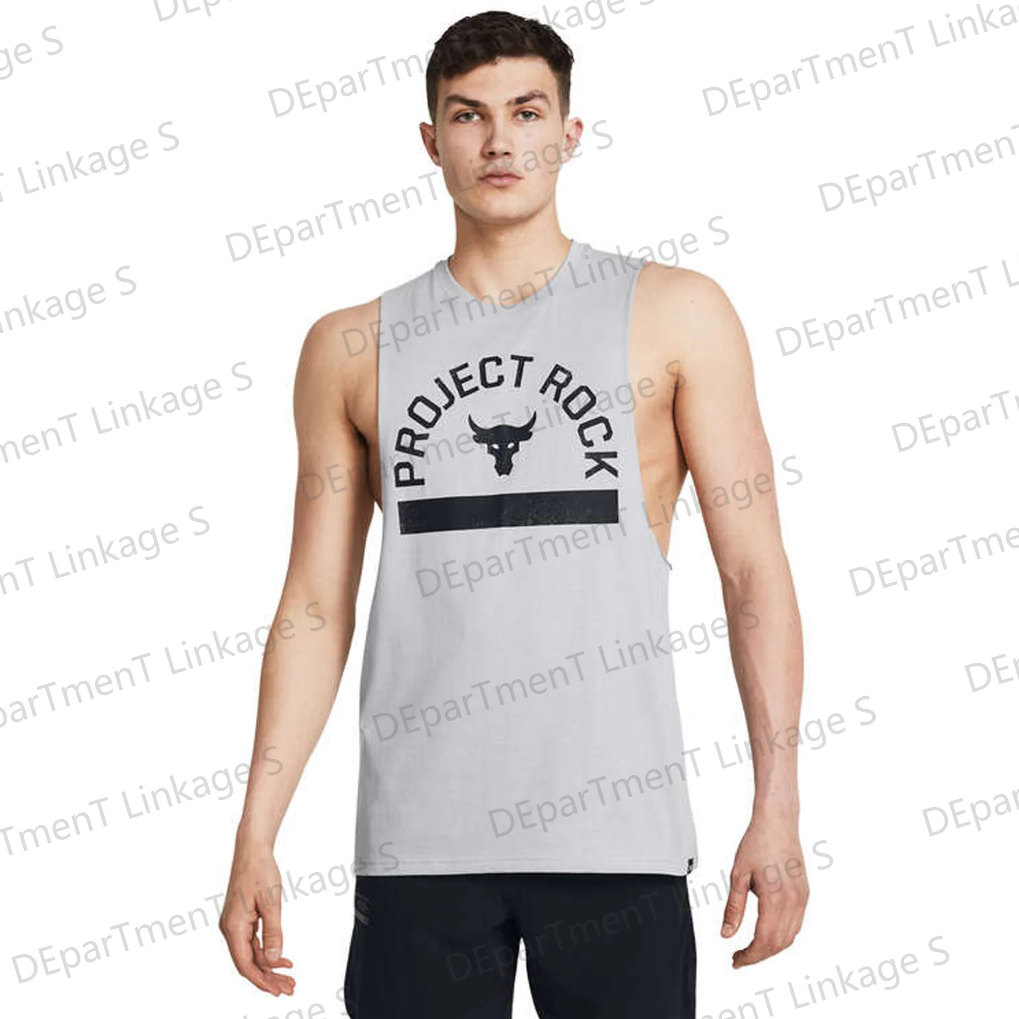 2024 New Arrival Summer Mens Project Rock Payoff Graphic Tank Oversized Gym vest Performance Vest For Tops Kids/Adults