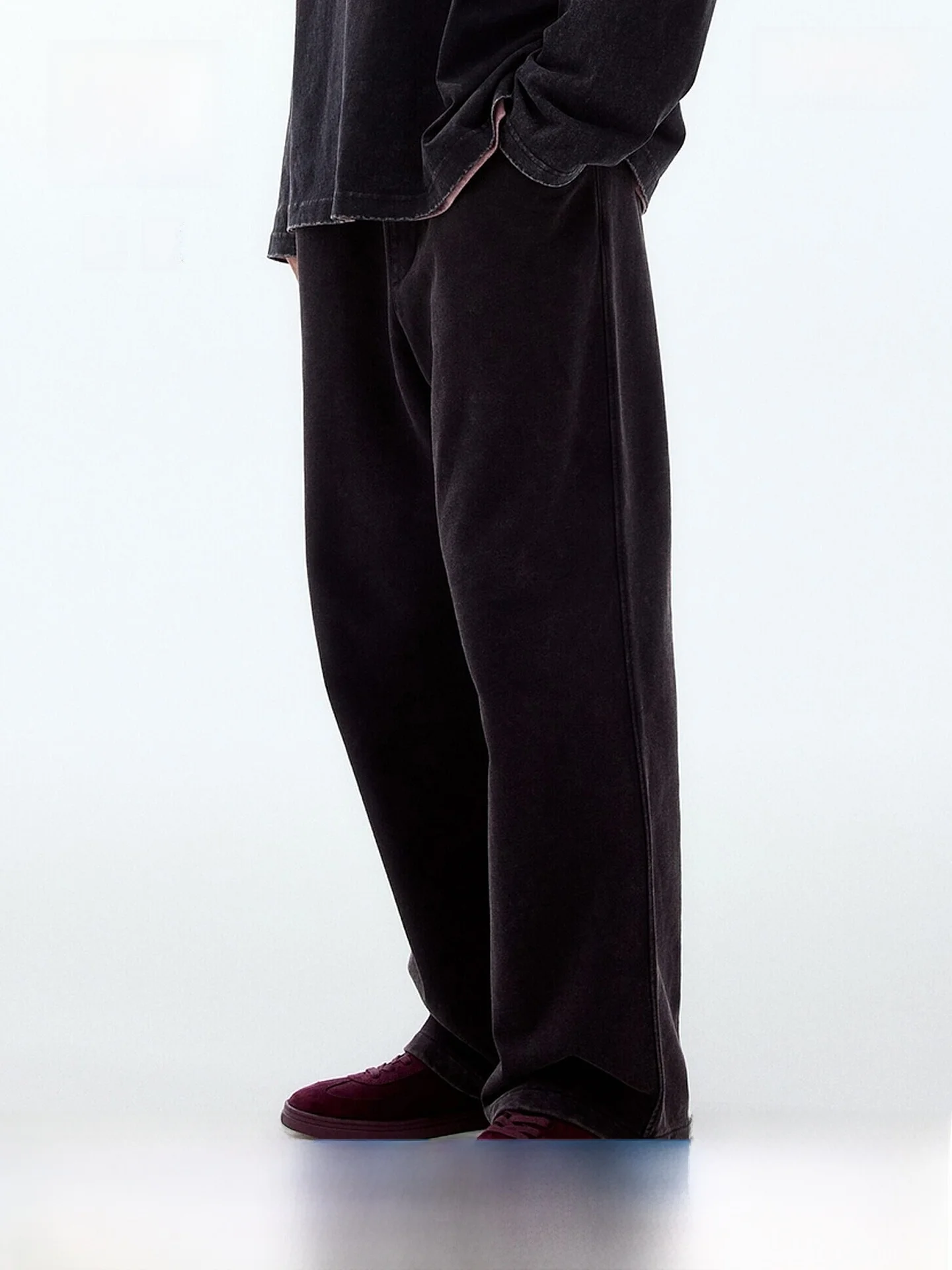 

H&M Men's Sweatpants Spring 2026 Loose Fit Running Trousers Faionable Spor Long Pants Trendy Streetwear Casual Trousers