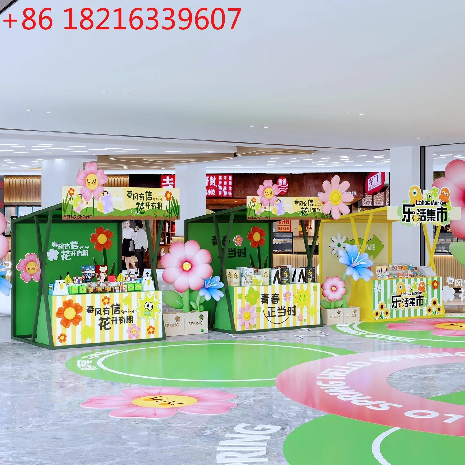YAO Large Outdoor Market Commercial Street Stall Shelf Night Market Food Festival Stall Shelf
