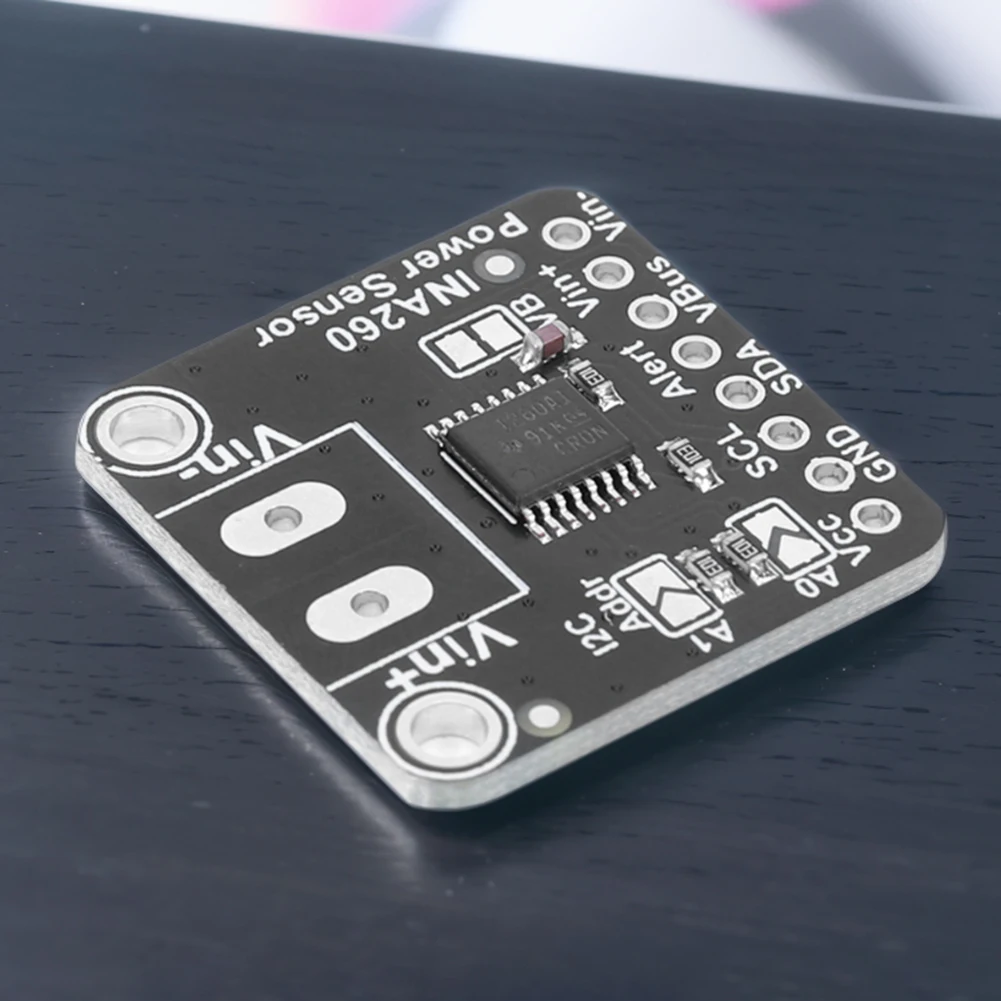 

INA260 High/Low Voltage Sensor Module High Precision Current Power Sensor Portable Module I2C Interface Low Power DC 3.3V-5V