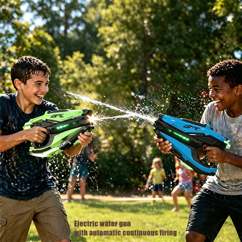 flash-tomahawk-2026-electric-water-blaster-auto-continuous-burst-simulated-recoil-linkage-squirt-gun-ideal-toy-for-water