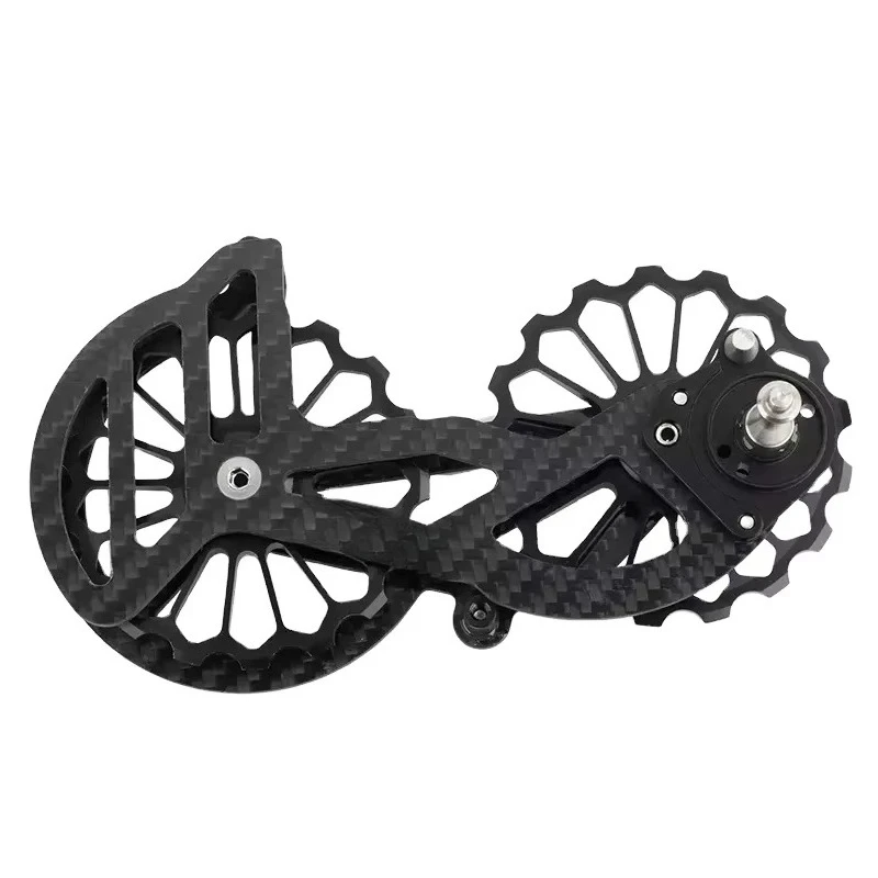 

R6800 R7000 R8000 R9100 Road bike carbon fiber ceramic rear derailleur with 17t pulley guide wheel