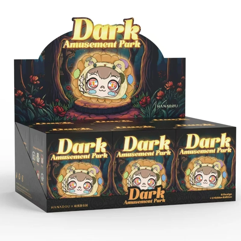 New Vinyl Plush Blind Box Collectible Dark Carnival Plush  Lot Assorted Dark Carnival Vinyl Head Plush Keychains Backpack Hanger Blind Box main image 0