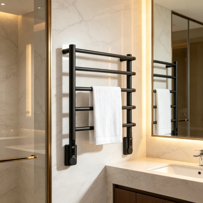 Stainless Steel Towel Warmers Waterproof Thermal Towel Rack Rust Proof Electric Heated Towels Rail Multilayered Clothes Dryer