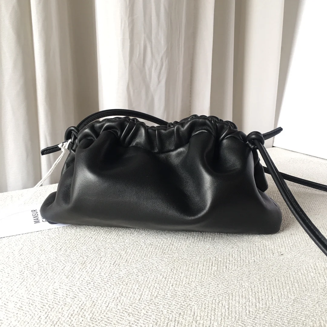 Real Leather Shoulder Bag Soft Sheepskin Cloud Bag Clutch Bag