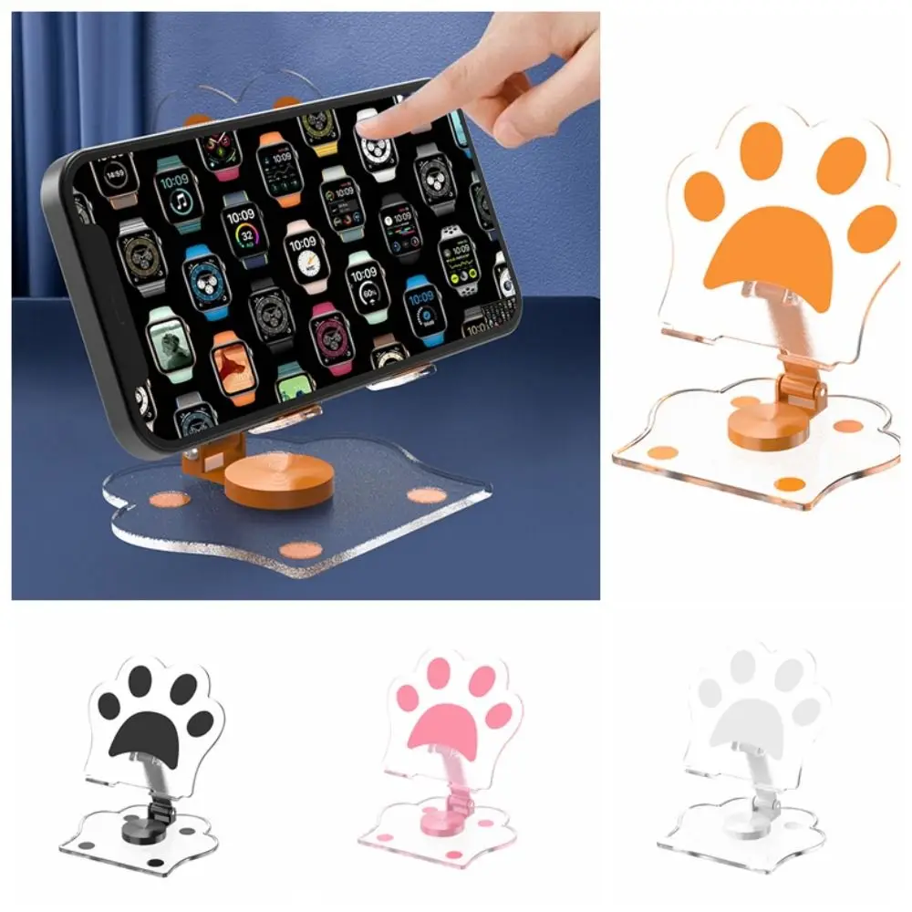 

Cat Claw Mobile Phone Holder Adjustable Portable Mobile Phone Bracket Foldable Desk Support Cellphone Stand Cellphone