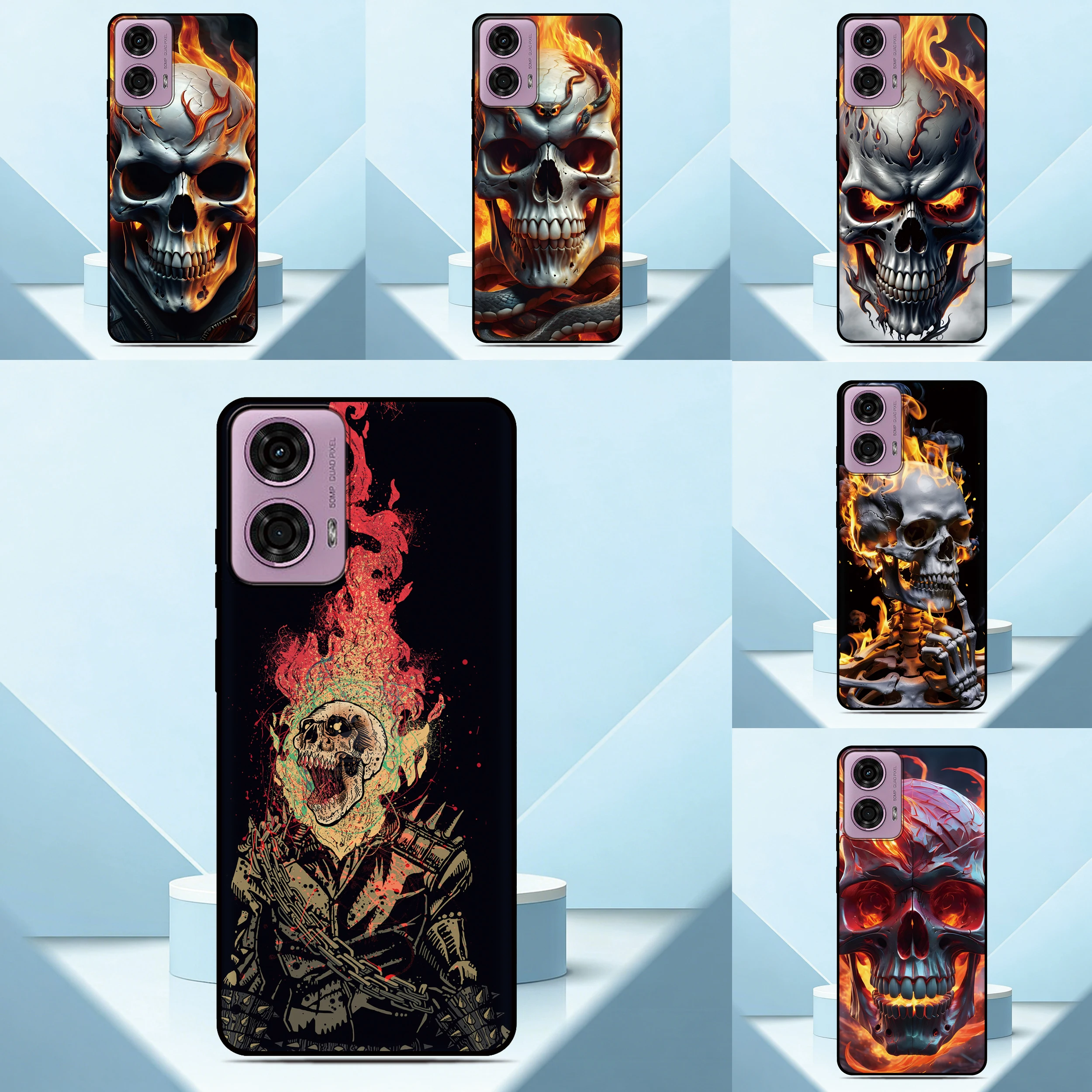 Funda de teléfono Cown Skull King Bone para Blackview Wave 10 6C 7C 8C 9C Shark 9 Color 8 A100 A96 A95 A90 A85 A53, funda trasera personalizada