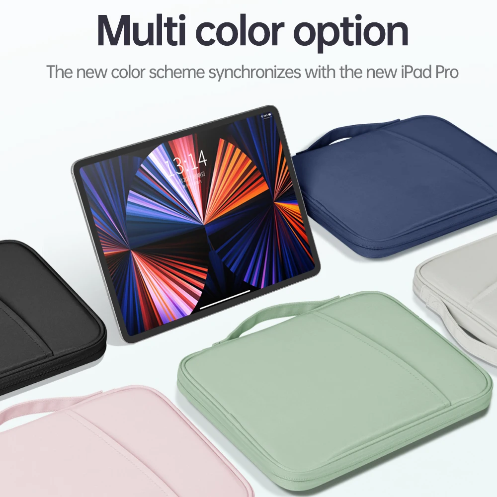 Tablet Sleeve Case For iPad 10 2 10th 9 8 7 6 Generation Pro 11 12.9 2022 XiaoMi Pad 5 Cover Shockproof Pouch Bag Air 5/4/3/2/1