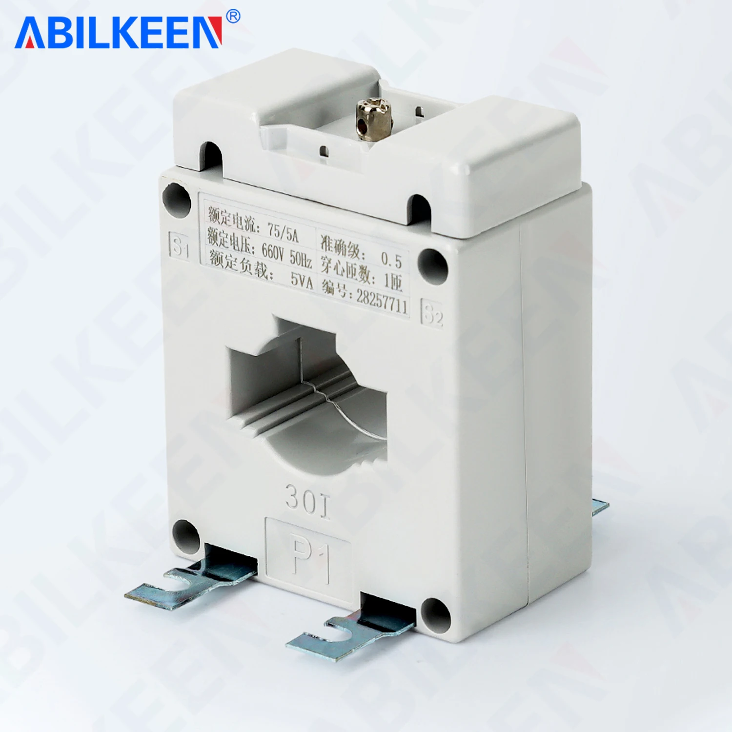 ABILKEEN BH-0.66 30I/BH-0.66 40I AC Current Transformer 0.5 Grade 30 40 Hole Suitable for AC Ammeter Current 30~600A