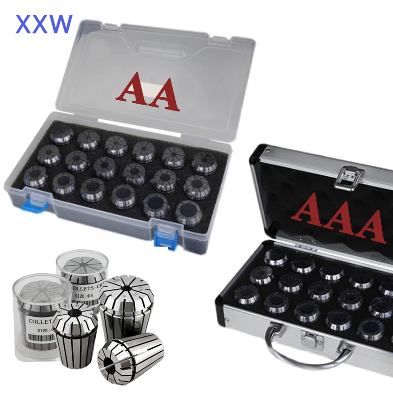 XXW ER Collet AA Grade Set ER11 ER16 ER20 ER25 ER32 ER40 High Precision 0.008mm Tools Holder Clamping Spring Collect Chuck ER25