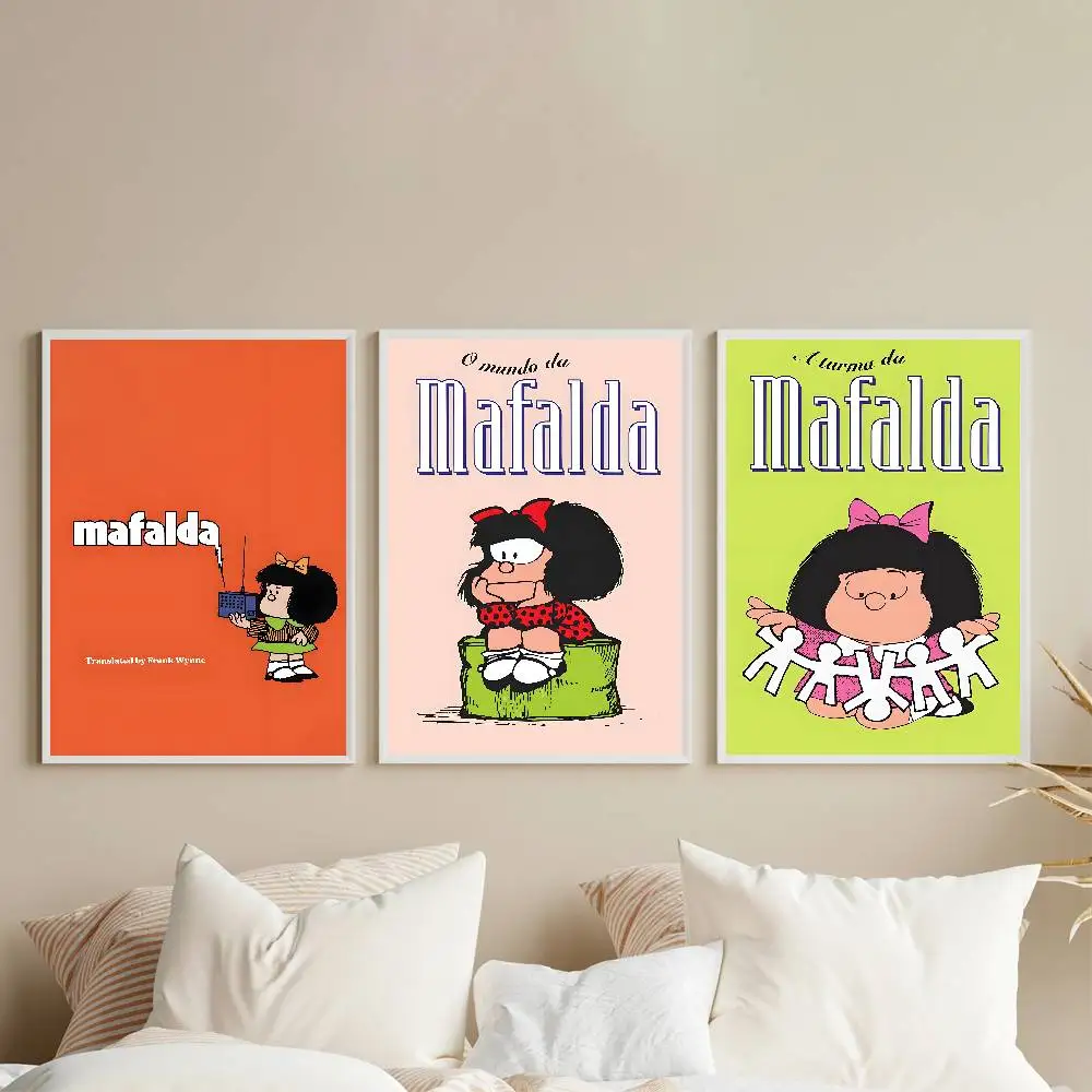 مافالدا ملصق معرض يطبع ذاتية اللصق ديكور المنزل الديكور صور مطبوعة للحوائط ملصق غرفة المعيشة